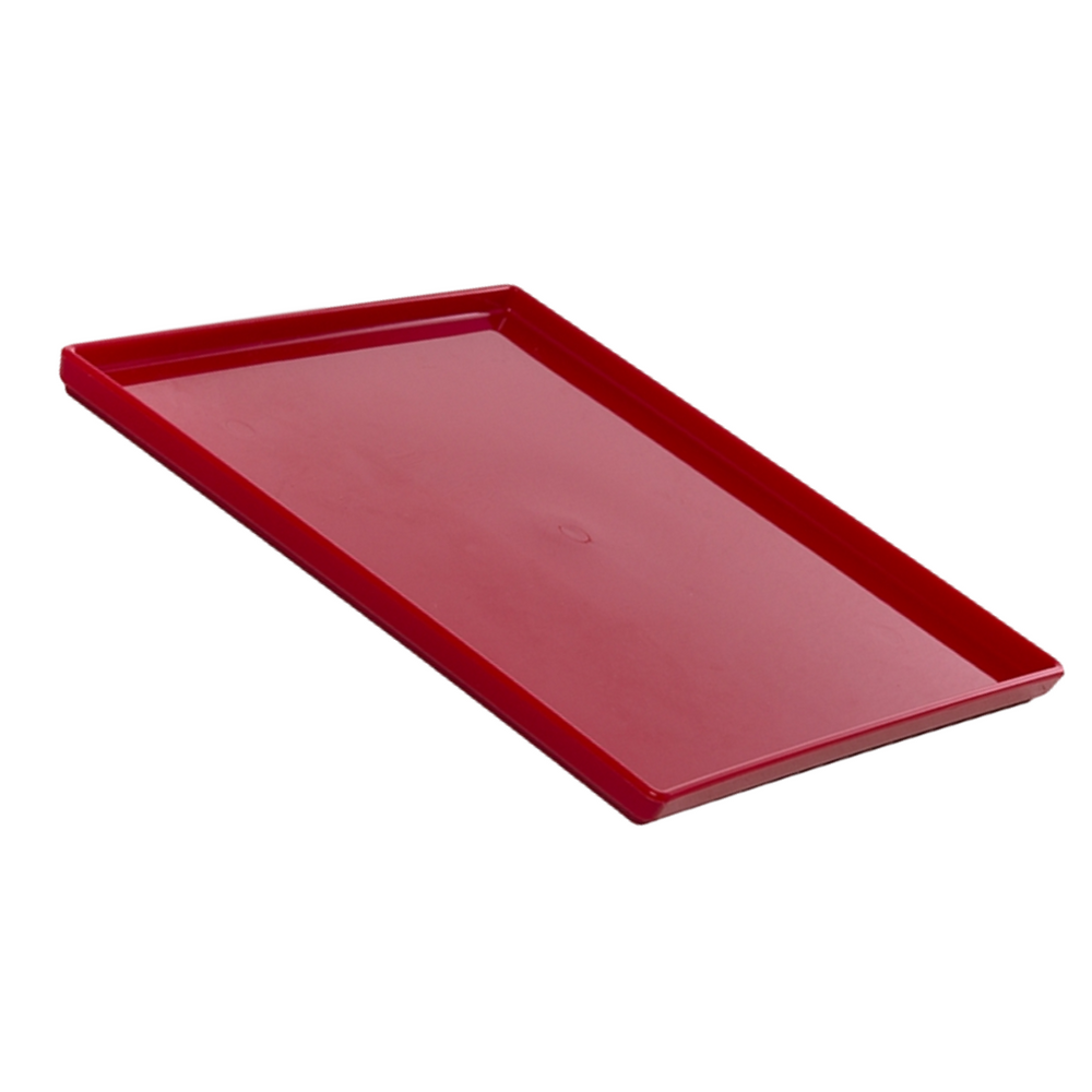 Prato square vermelho quadrado polipropileno VemPlast