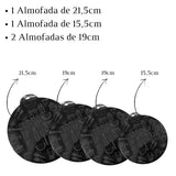 Conjunto 4 Descanso Almofada em Silicone Fogão Indução VemPlast