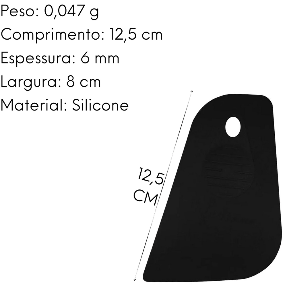 Espátula de Confeitaria para bolos em silicone VemPlast
