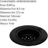 Ralo de Pia Facility em Silicone VemPlast