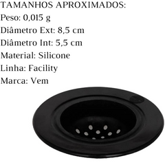 Ralo de Pia Facility em Silicone