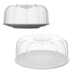 Boleira Elegance 30cm Branco de Polipropileno - A Gourmet