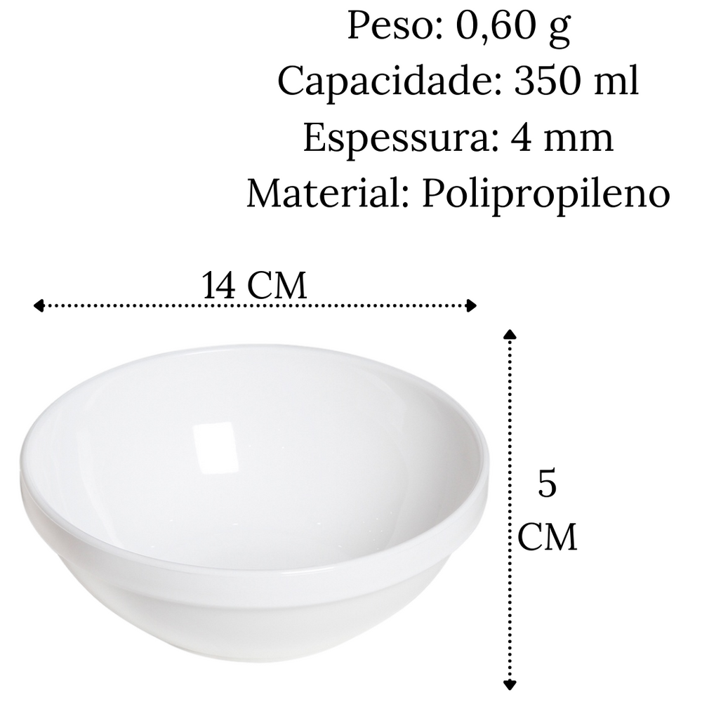 Molheira Sopeira Cheff 350ML Polipropileno VemPlast