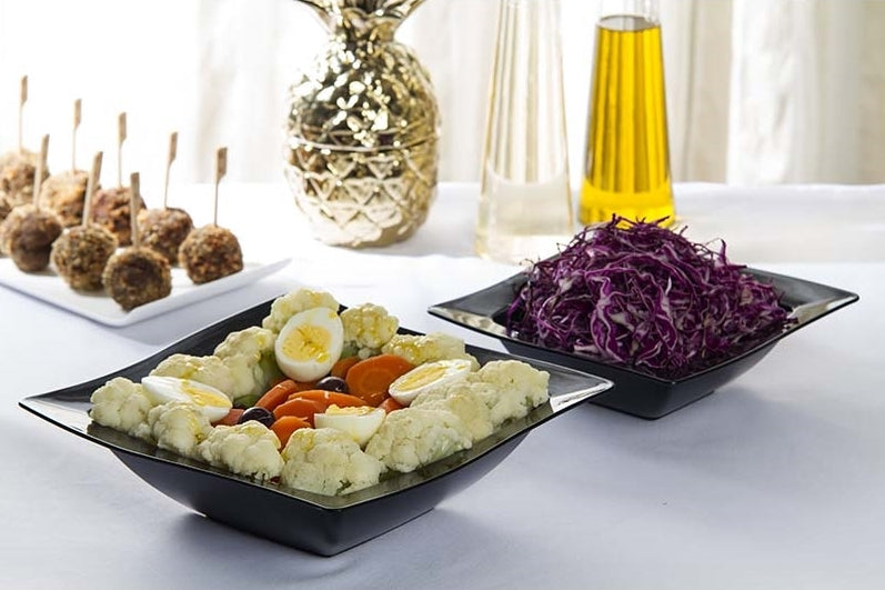 Tigela Saladeira Moove Preto Polipropileno 800ML VemPlast