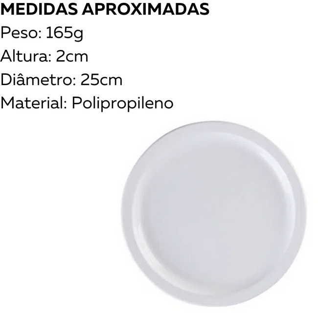 Prato Elegance Raso de Polipropileno Main Image