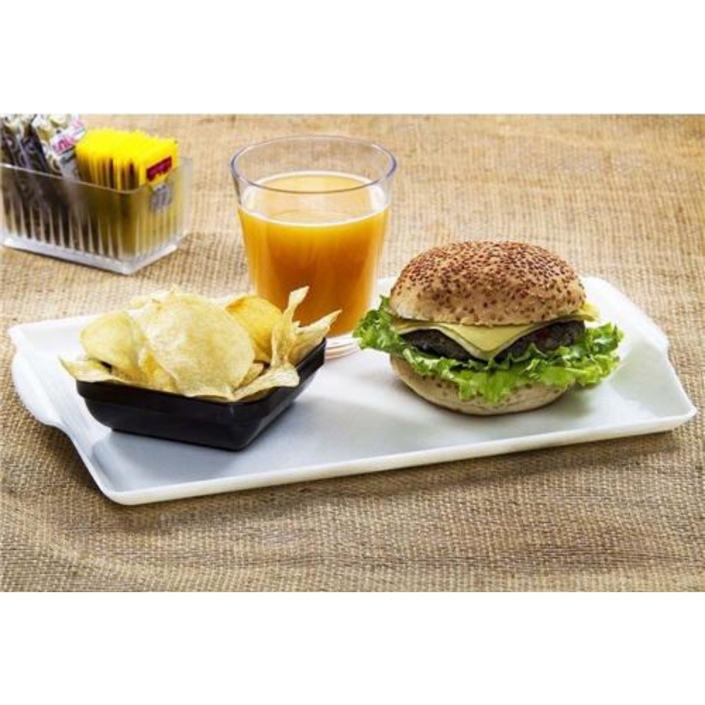 Bandeja Square Branco em Polipropileno VemPlast