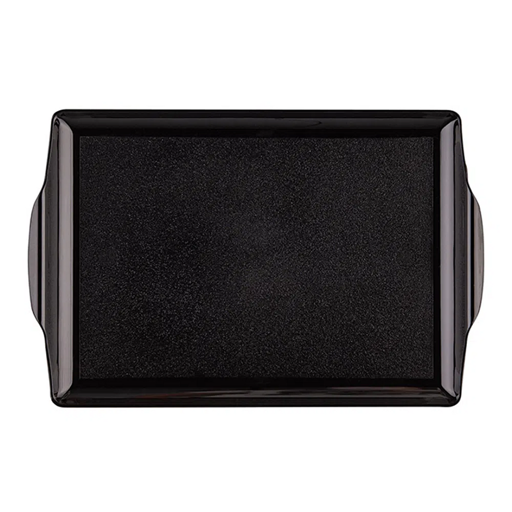 Bandeja Square Preta em Polipropileno VemPlast
