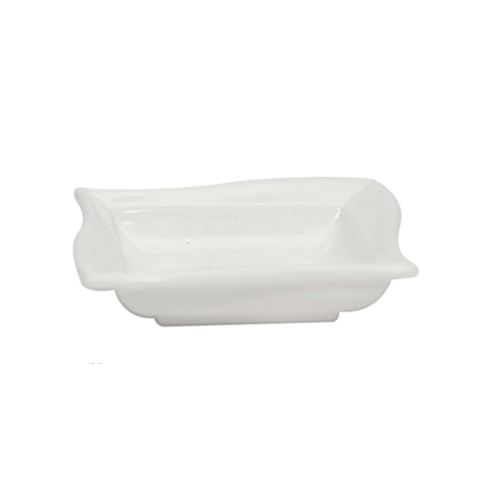 Molheira Shoyu Branca 60ml em Polipropileno VemPlast