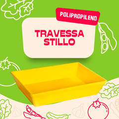 Travessa Stillo G Amarela Polipropileno - A Gourmet