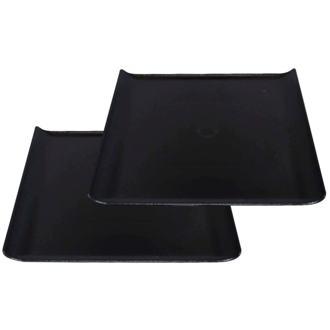 Bandeja Servir Quadrada Preta VemPlast