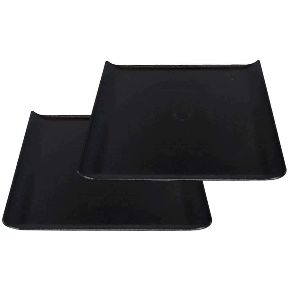 Bandeja Servir Quadrada Preta VemPlast