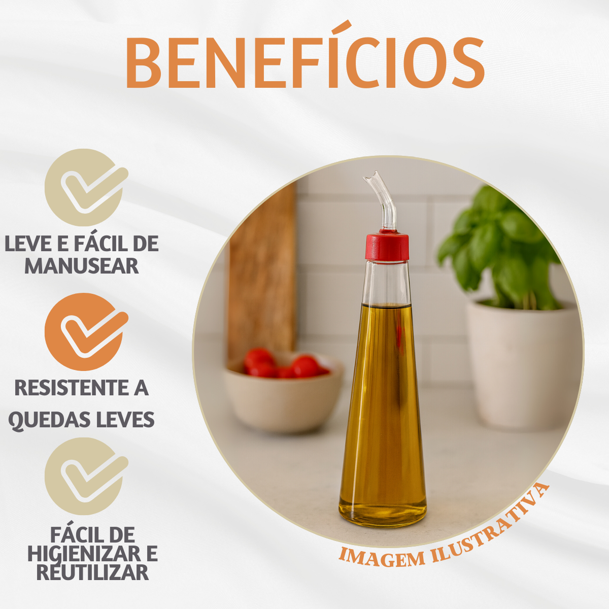 Galheteiro Cisne Bico de Plástico 500ml Grande