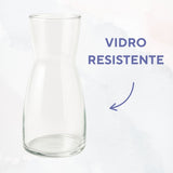 Kit 50 Decanter de Vidro 500ml Com Sua Logo Marca