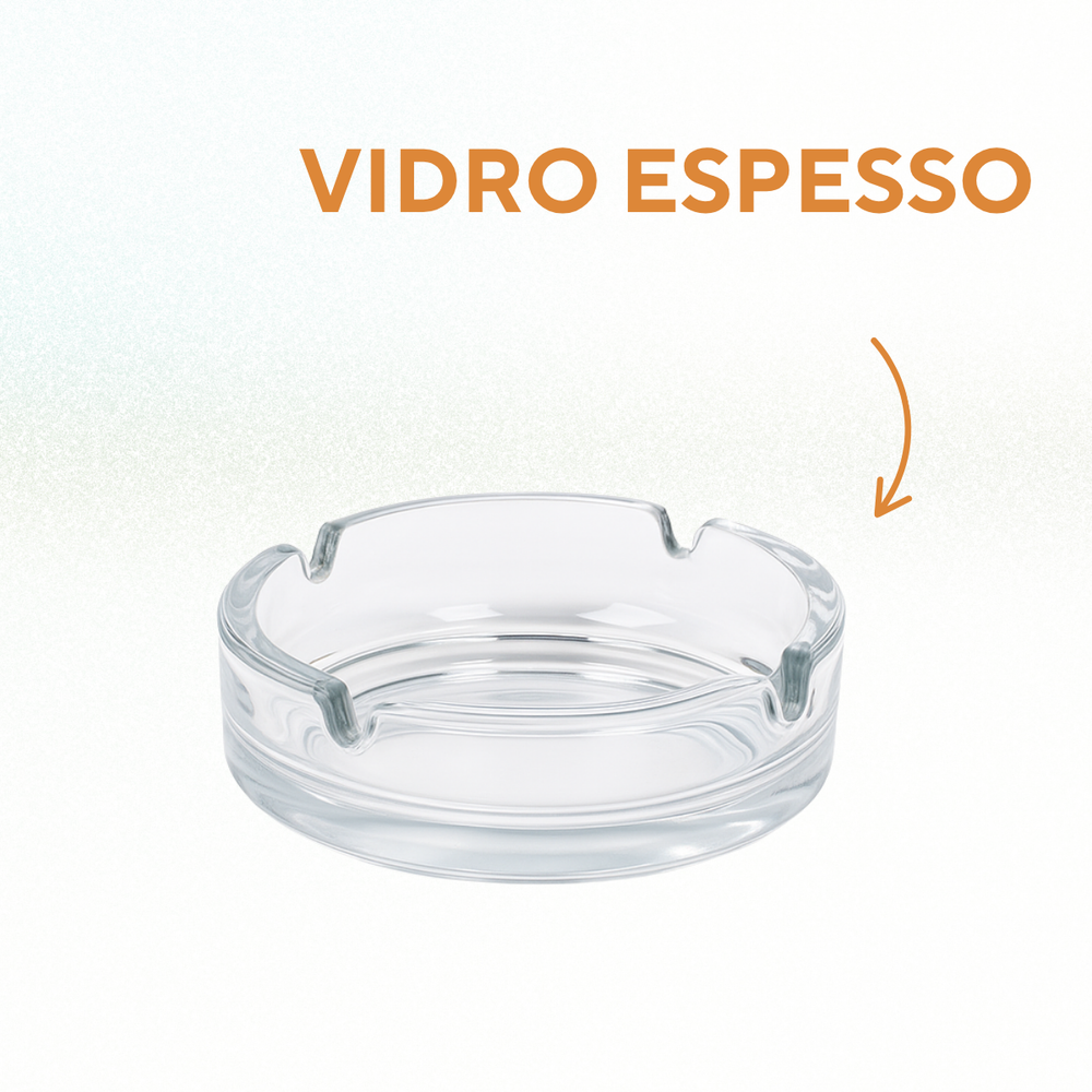 Cinzeiro Vidro 11cm - A Gourmet