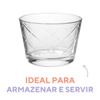 Tigela Vidro 670ml Tampa Sortida