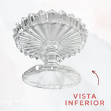 Prato cristal pequeno Servir