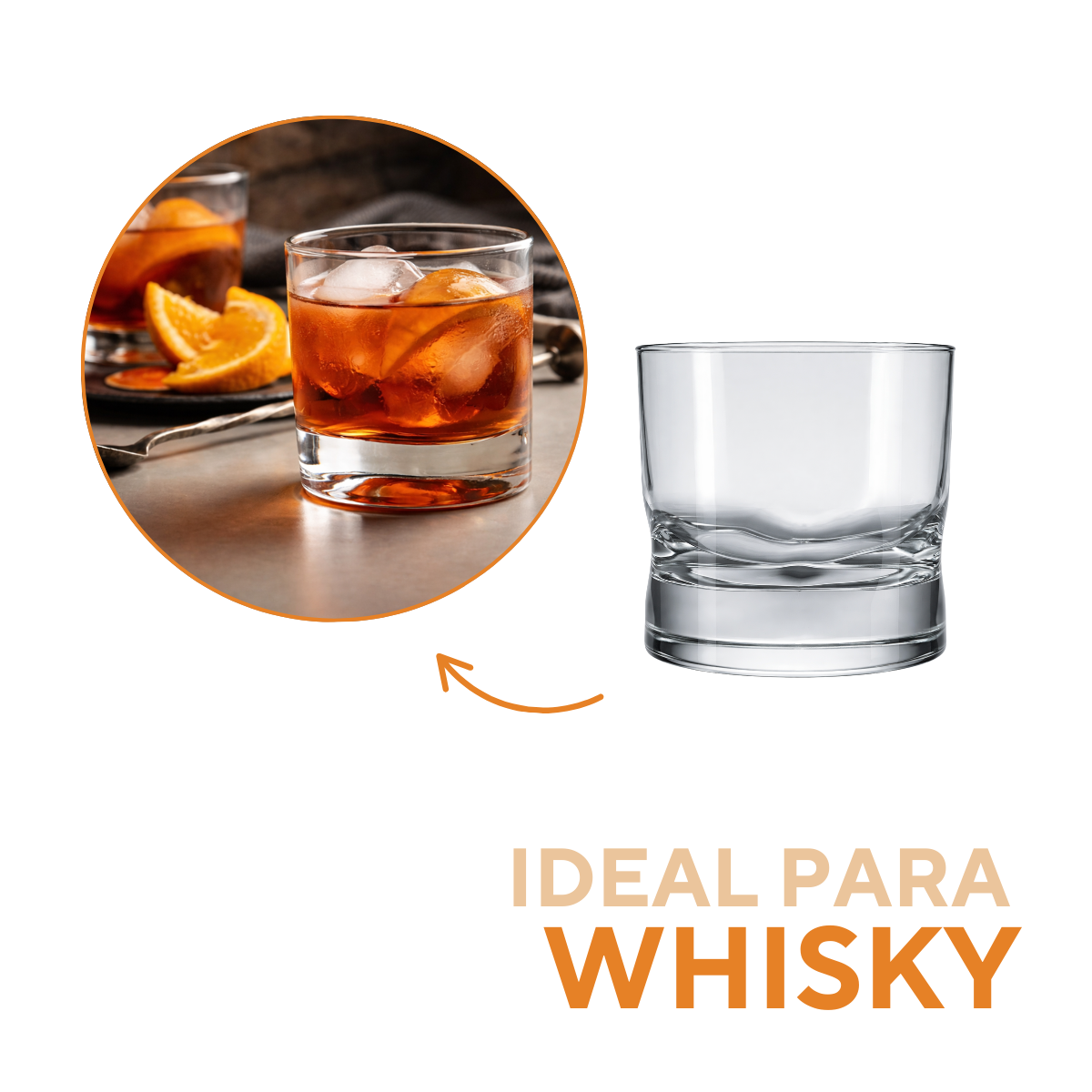 Copo Rocks Vidro 250ml – A Gourmet