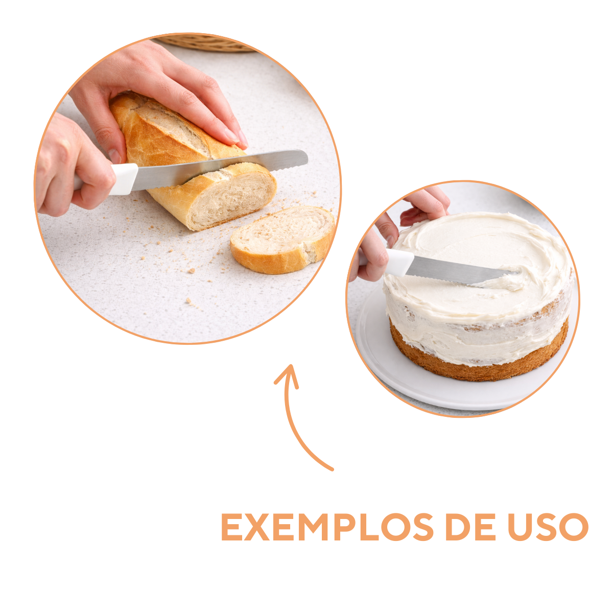 Faca de Serra cortar pão