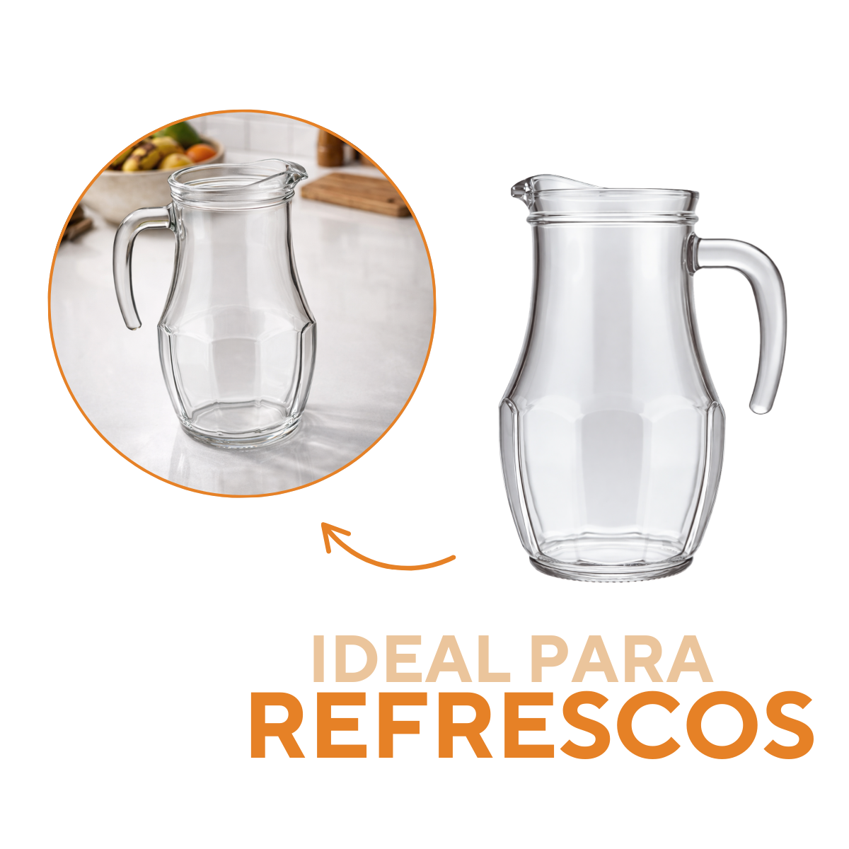 Jarra Tango Vidro 1,5L