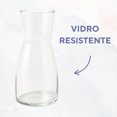 Kit 50 Decanter de Vidro 500ml Com Sua Logo Marca