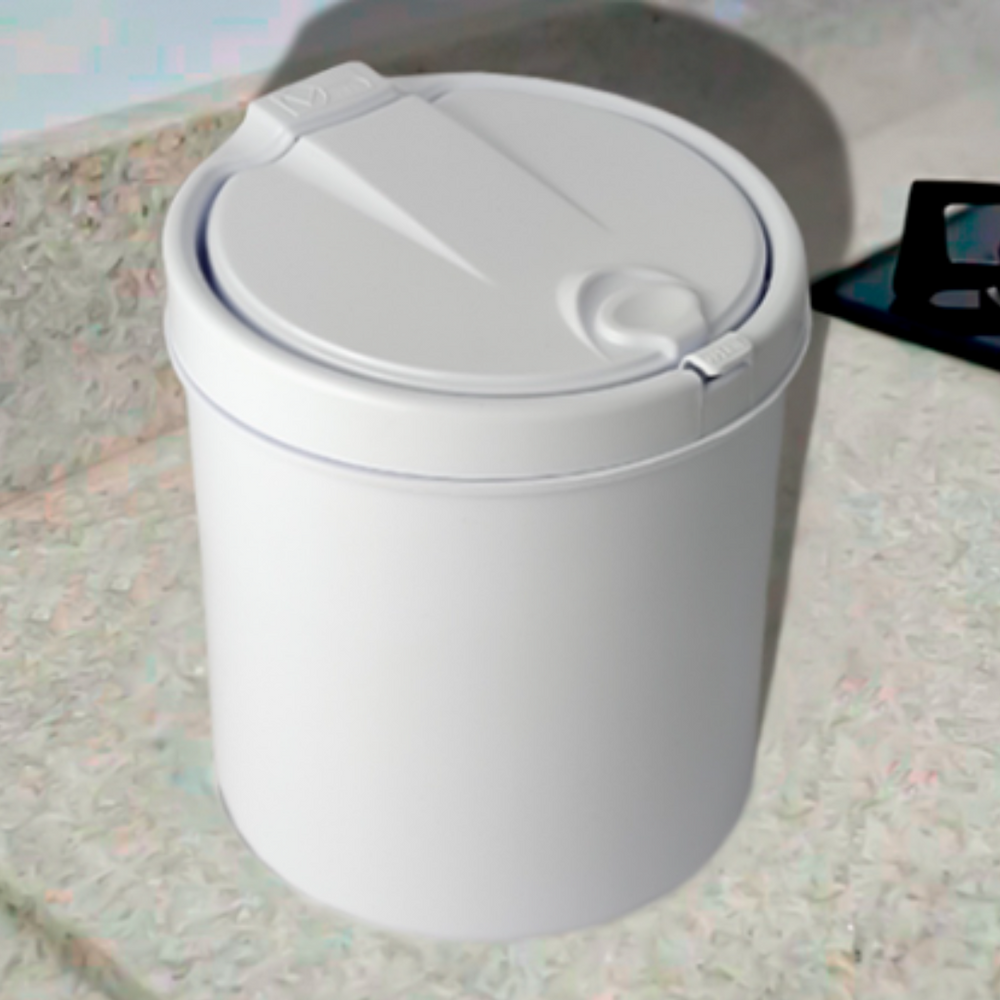 Lixeira para Pia com tampa de clicar 3L Viel