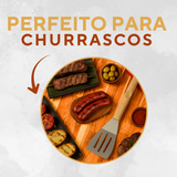 Espatula Churrasco Cabo Madeira