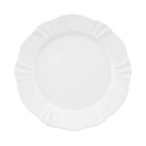 Prato Sobremesa Porcelana Soleil Branco Relevo Bolo Oxford