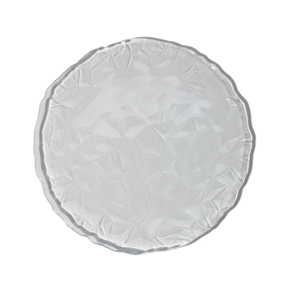 Prato Sousplat Diamond 33cm Transparente Day Home