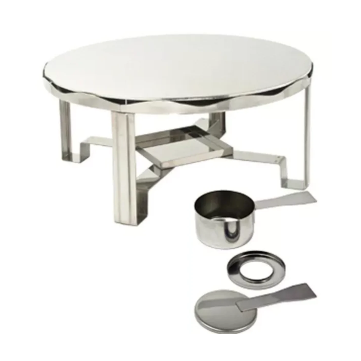 Rechaud de aço inox 30cm Alissan