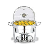 Rechaud Inox C/ Tampa E Fogareiro 5l Hotel GP