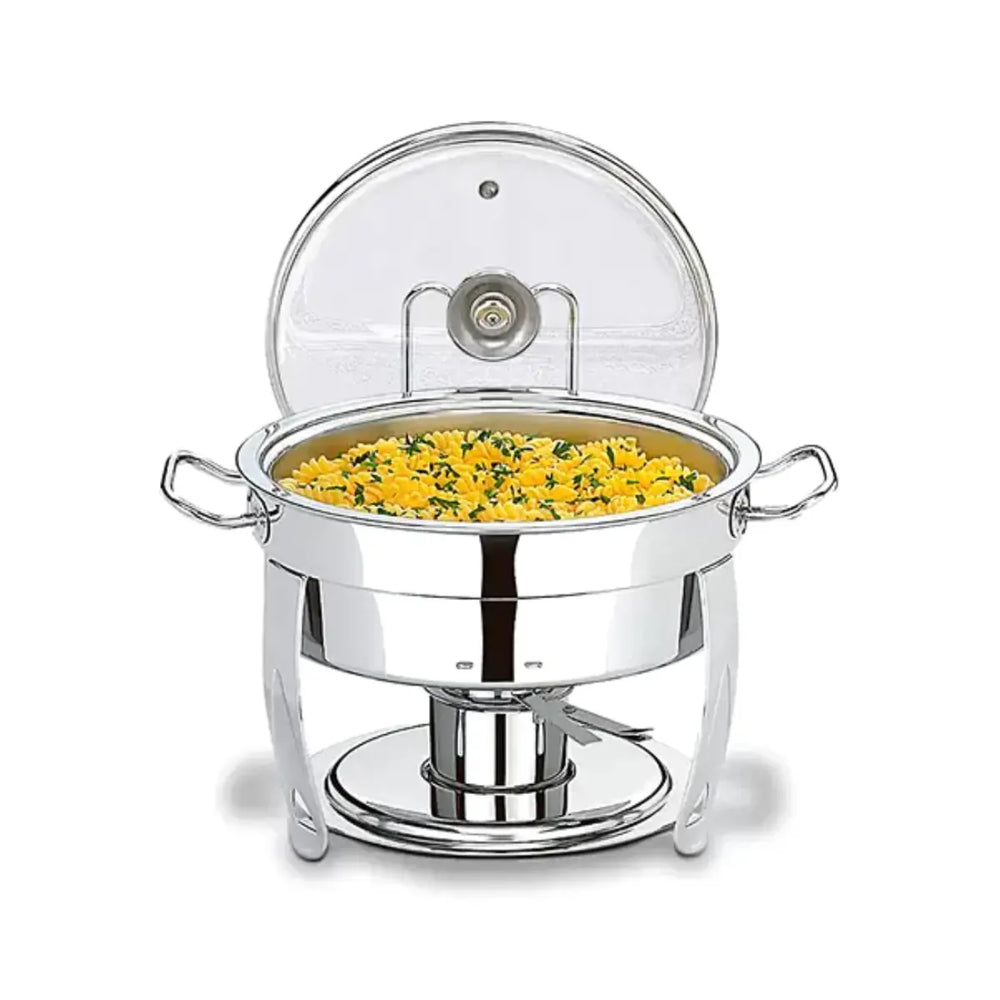 Rechaud Inox C/ Tampa E Fogareiro 5l Hotel GP