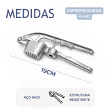 Espremedor de alho aluminio