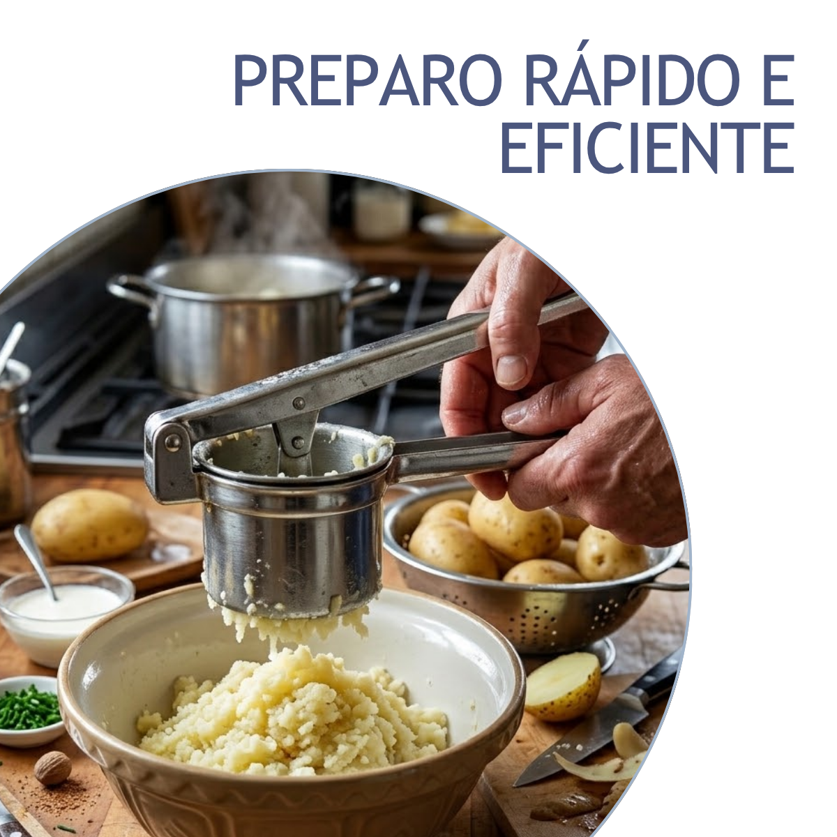 Amassador de Batata Profissional Aluminio