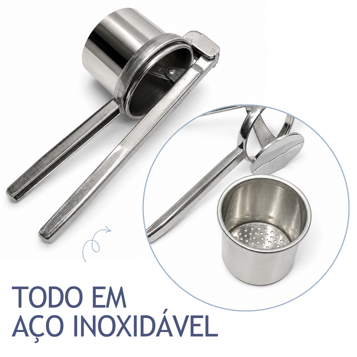 Amassador de Batata Profissional Aluminio