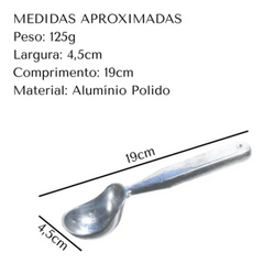 Colher de Sorvete de Alumínio Polida Weck Weck