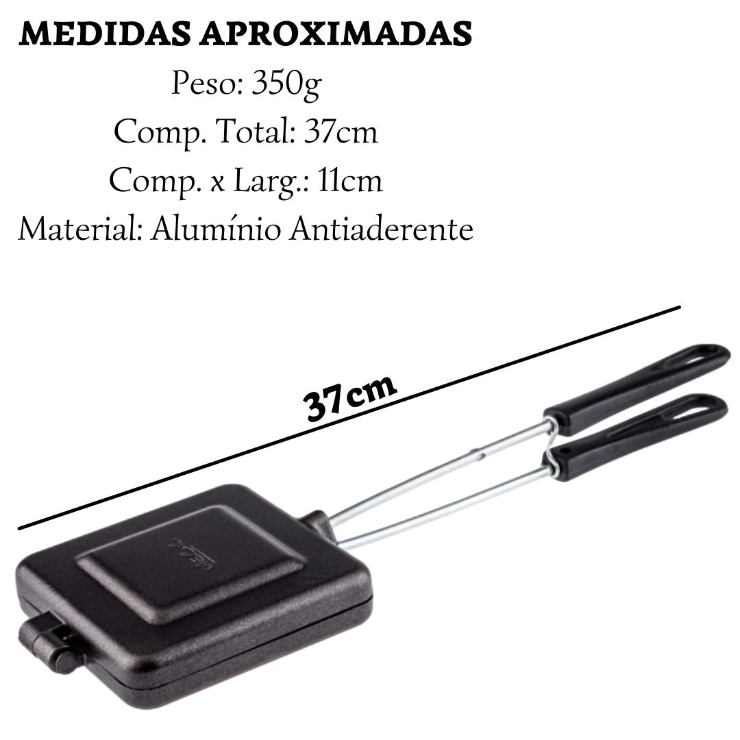 Tostadeira de Pão em Aluminio Antiaderente Weck