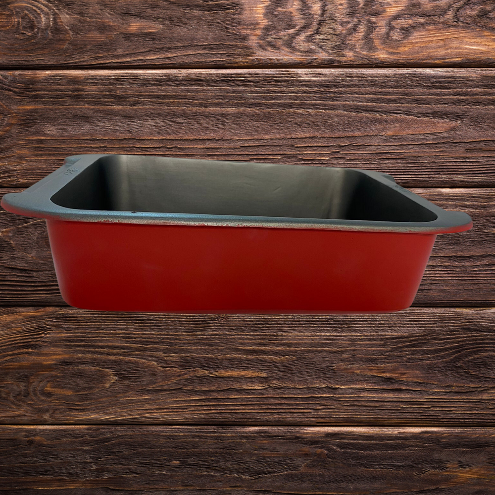 Assadeira Vermelha Retangular 2,4L Weck