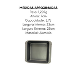 Assadeira Weck vermelha 23cm Weck