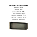 Assadeira Weck Preta 38cm Weck