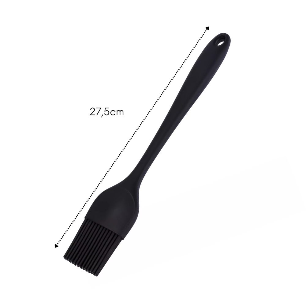 Pincel de Silicone Preto 27,5cm Weck