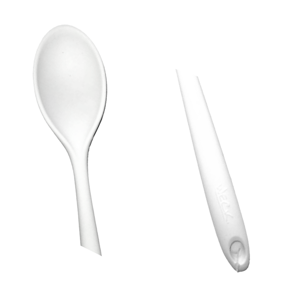 Colher Profissional Silicone de 45cm Branca Weck