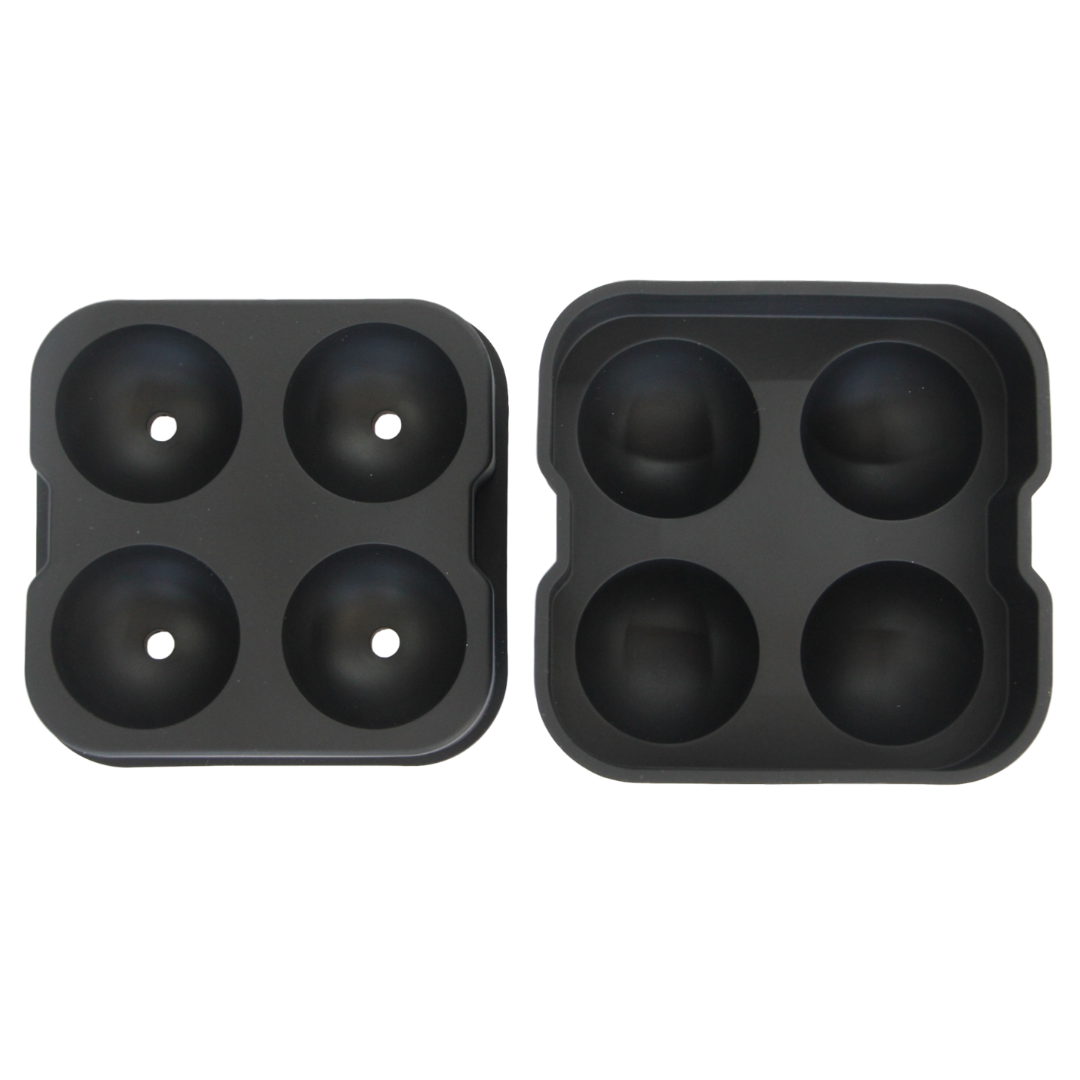 Forma de Gelo de Silicone Formato Esfera Preto Weck