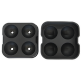 Forma de Gelo de Silicone Formato Esfera Preto Weck