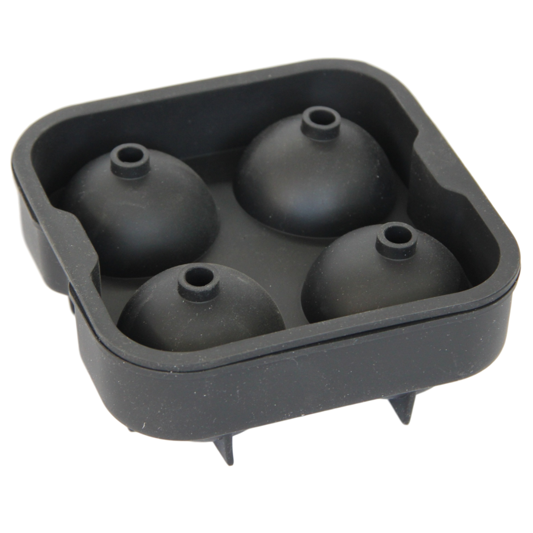 Forma de Gelo de Silicone Formato Esfera Preto Weck