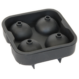 Forma de Gelo de Silicone Formato Esfera Preto Weck