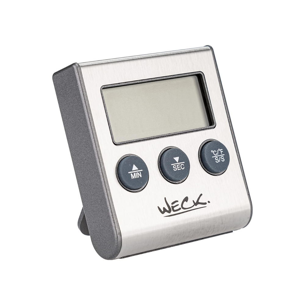 Termômetro e Timer Digital c/ Sonda -50° à 300°C - Weck - A Gourmet