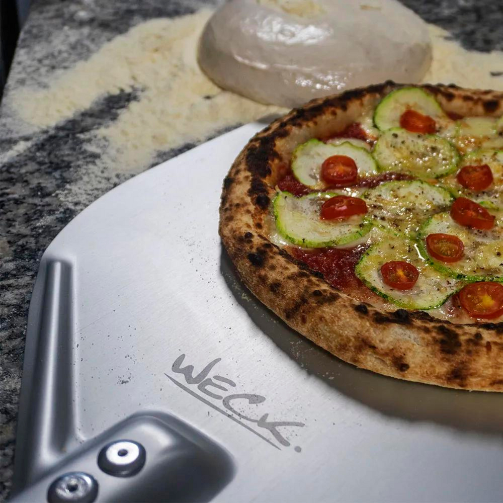 Pá de Pizza Para Enfornar em Aluminio Anodizado - A Gourmet