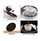 Bandeja Weck Redonda Antiderrapante 45cm - A Gourmet