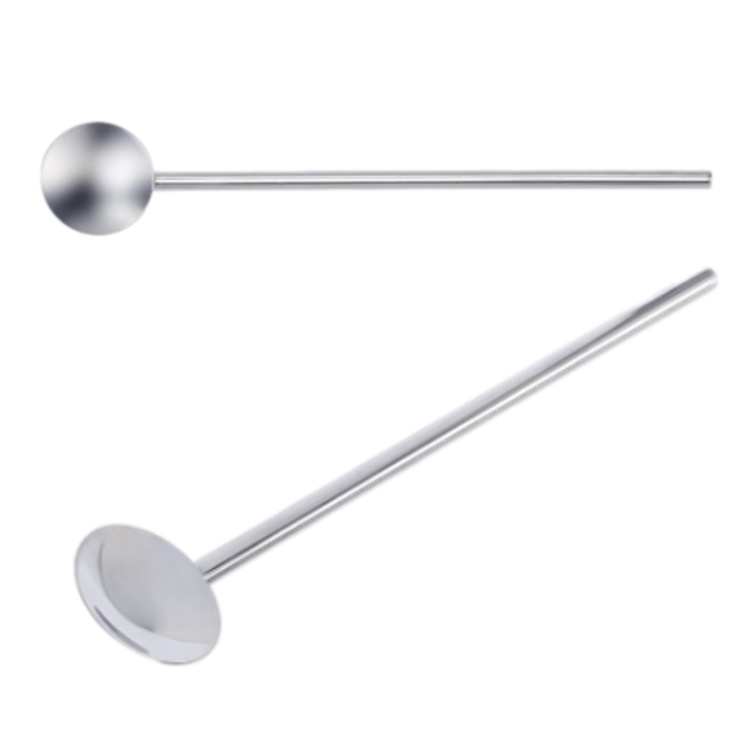 Colher Canudo P/ Drinks e Coquetéis em Inox Weck
