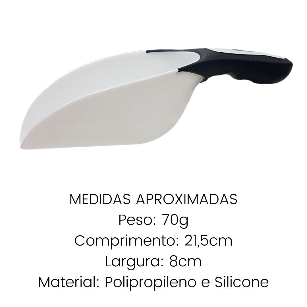 Concha/Pá de Mantimento Gelo em Polipropileno Weck